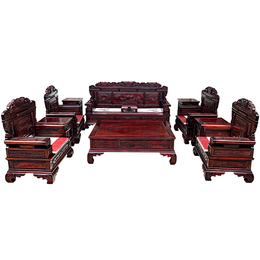 国色天香沙发11件套-节节红红木家具