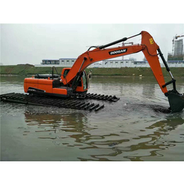 水上挖掘机出租价格-成都水上挖掘机出租- 民强水陆挖掘机