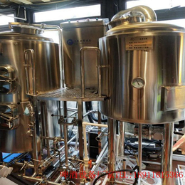 1000升啤酒厂生产设备_自酿啤酒设备_史密力维啤酒设备厂家