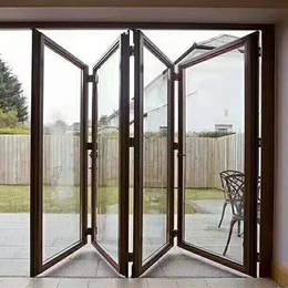推拉门 玻璃门 铝合金折叠门  钢化玻璃