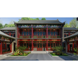 北方园林古建-临汾四合院-别墅四合院价格