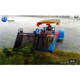 蟹塘水草收割船-通州区水草收割船-水葫芦打捞船