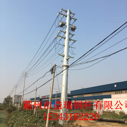 广西省终端钢管塔 多回路10kv电力钢管塔 益瑞