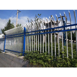 河南周口小区围墙围栏锌钢栏杆 锌钢护栏围墙护栏 铁艺围栏 