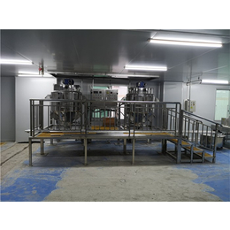 沐浴露平台式真空乳化机组-广州南洋食品机械
