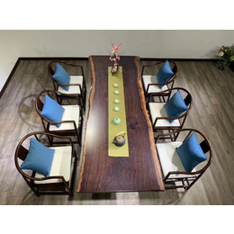 黑檀实木办公桌出售-福州红森林-玉林黑檀实木办公桌