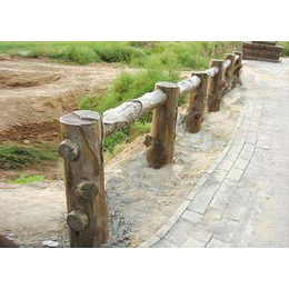 远博建材供货快(图)-仿木水泥栏杆定制-广州仿木水泥栏杆