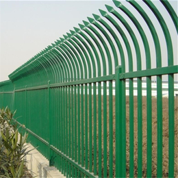 河南建筑工程院墙铁艺栅栏围墙 锌钢护栏 小区镀锌管庭院栏杆