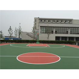 塑胶篮球场设计-潍坊塑胶篮球场- 中江体育设施工程