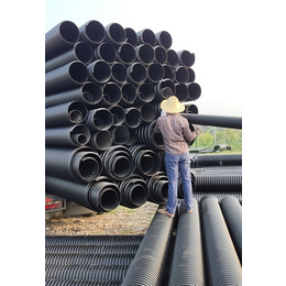 湖南长沙HDPE钢带管增强管聚乙烯排污管dn300
