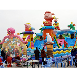 四川广场儿童充气滑梯城堡蹦床2020年有哪些*亮的款式呢缩略图