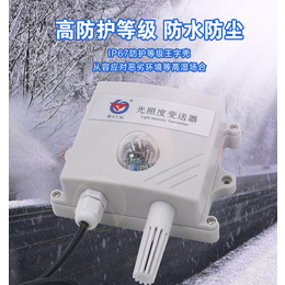山东建大仁科RS光照度传感器照度仪485模拟量室外温湿度光照