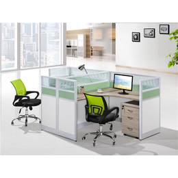 办公桌简约现代职员桌四人位电脑桌椅组合屏风桌隔断卡位转角屏风