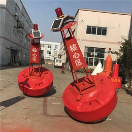 张家港塑料航标 航道警示助航浮标 施工区浮标