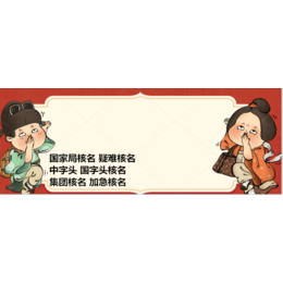 无行政区域总局核名 集团公司总局核名