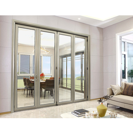 重型钛镁铝合金折叠门定做-客厅开放式折叠门