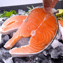进口冷冻三文鱼200g三文鱼片中段日料刺身大西洋鲑鱼海鲜批发