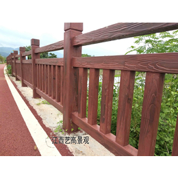 梅州仿木栏杆厂家两种生产方式 梅州仿木护栏价格多少钱一米