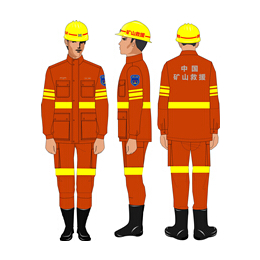 矿山救援制式服装新式矿山救护制服
