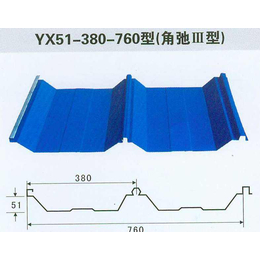 角驰760 型号彩钢板YX51-380-760屋面彩钢瓦