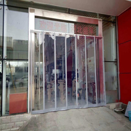 扬中区服装店磁吸PVC自吸塑料透明软门帘不影响采光