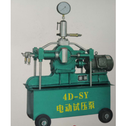四轮移动压力保护试压泵4D-SY3.5系列管道试压泵