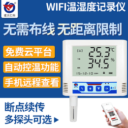 山东仁科网络温湿度记录仪wifi以太网工业传感器