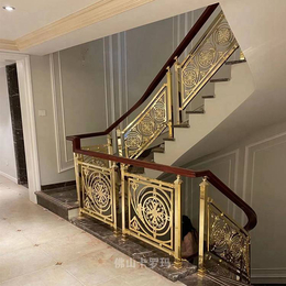 欧式铜艺雕刻楼梯扶手新设计征服了业主