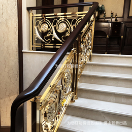 义乌欧式铜艺栏杆雕花楼梯订做流程