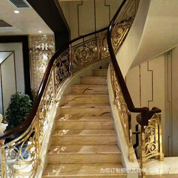 吉安高雅黄铜楼梯扶手设计图 堪称当代的艺术集合