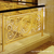 东阳酒店玫瑰金铜艺浮雕栏杆现代雕花楼梯造型缩略图4