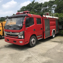 湖北新东日消防车生产厂里国六东风5吨水罐消防车价格多少钱一辆