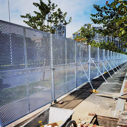 深圳白色道路市政新型施工围挡 电力施工围蔽工地隔离围栏可定制