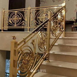 禅城24K金铜楼梯扶手生产商缩略图