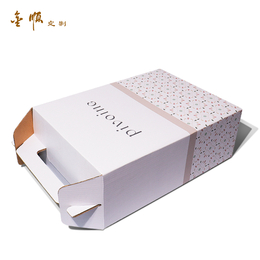 生产厂家供应定制LOGO彩色瓦楞纸盒手提式彩盒玩具包装盒