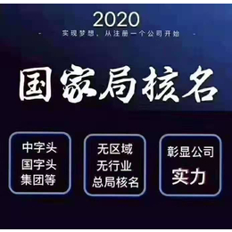 无地域总局核名办理费用 疑难名称核准 中国公司核名