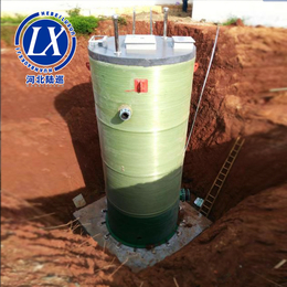 玻璃钢泵站一体化污水泵站 一体化预制雨水泵站地埋污水提升泵站
