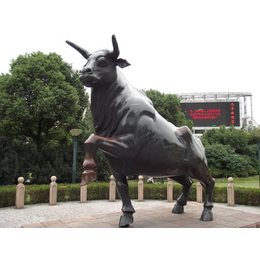 大型华尔街铜牛定做-昌盛铜雕厂家-上海华尔街铜牛