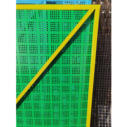 丝网厂家供应中建蓝爬架网  建筑工地用全钢冲孔爬架网