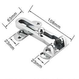 酒店防盗链加工 钢插销 锌合金门栓订做