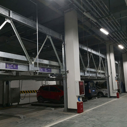 宁南县2层机械式停车设备 四柱式停车库回收 贵州室内立体停车位安装