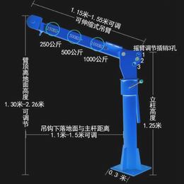 三马车小吊机车载12V吊运机厂家  