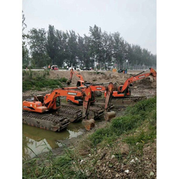 全国水上挖机出租河道清淤可以用