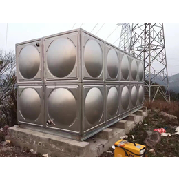 蓬江不锈钢水箱厂家 方形双层保温水箱304焊接消防水箱价格