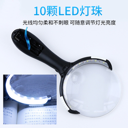 供应广东惠视康HY-1709手持式亚克力带LED灯阅读放大镜缩略图