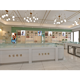 江门眼镜店柜台设计定做厂家 江门眼镜店装修设计公司 展柜制作