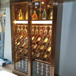 广州红酒柜定制 电子金属酒架 红酒储存展示柜厂家