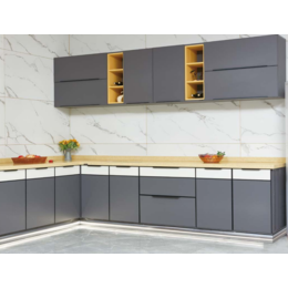 锐镁全屋全铝橱柜家具定制厨房家用吊柜组合铝合金柜门整体橱柜