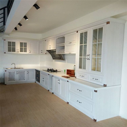 全屋全铝橱柜家具定制加工厨房吊柜组合铝合金柜门整体橱柜型材