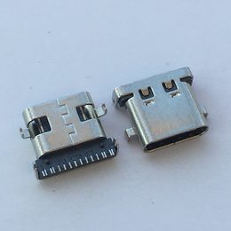 USB TYPE-C 16P沉板1.0mm8.5带弹片